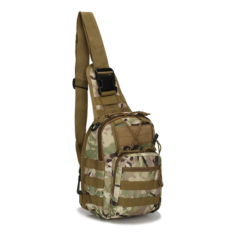 CP Camouflage Военная нагрудная Сумка Molle, водонепроницаемая нейлоновая камуфляжная повседневная мужская сумка через плечо, многофункциональная сумка для путешествий - Цвет: CP Camouflage