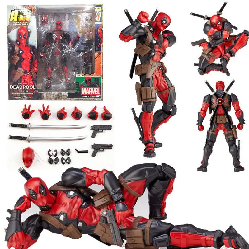 Marvel Deadpool PVC Toy Figure 15cm Variant Movable Action Figures Collection Model Toys Gifts | Игрушки и хобби