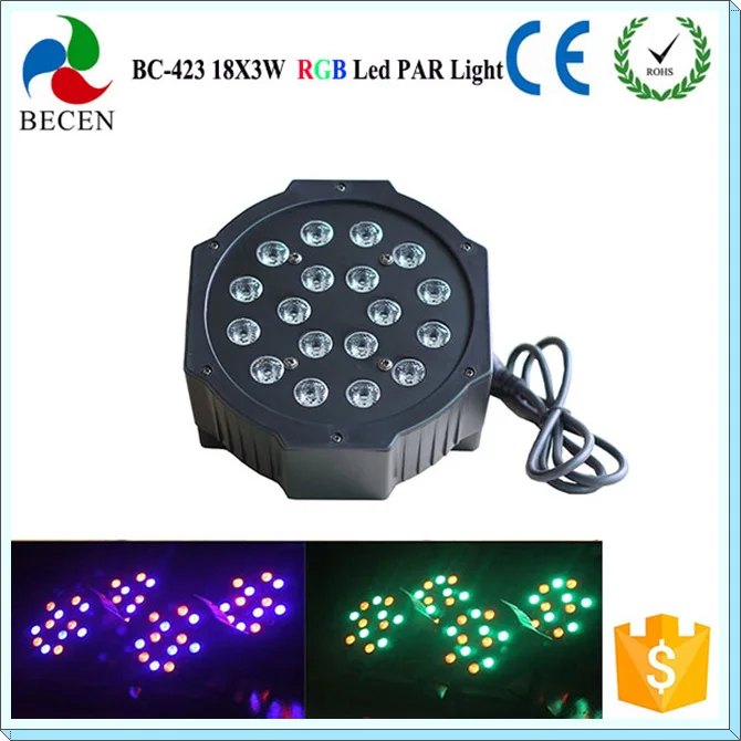 Сценическое освещение для свадьбы с сертификатом CE 18x3 Вт|stage light|par led lightpar |