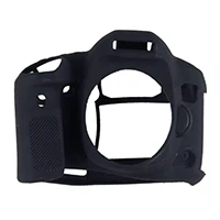 For Canon 5D4 Black Мягкая силиконовая резина Камера тела защитный чехол кожи для Canon 6D для Canon 5D4 для Canon 80D Камера сумка - Цвет: For Canon 5D4 Black