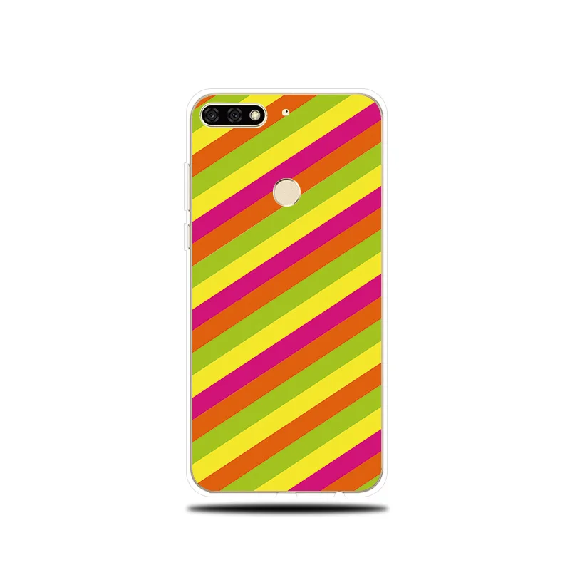 Silicone Phone Case For Huawei Honor 5A 6X 7X 7A 7C 7S 8 9 Lite 10 Cover Couqe Fashion Personality Printed Funda Bags |