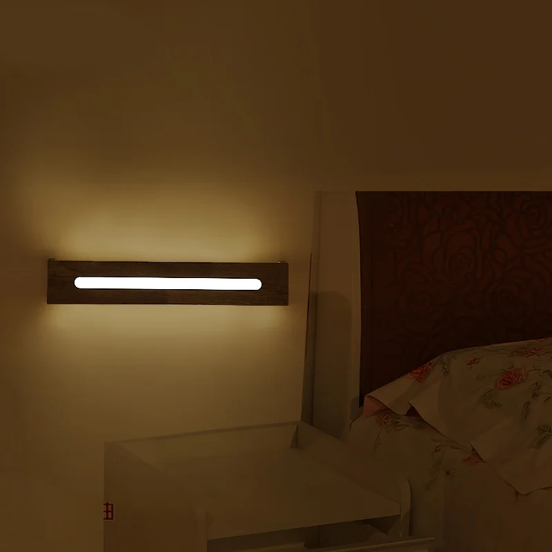 Японский СВЕТОДИОДНЫЙ деревянный настенный светильник лестница ванная спальня