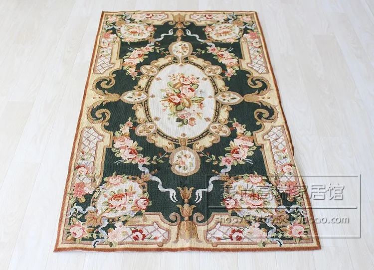 Вышивка корт шерстяной ковер стежок гобелен цветы и растения Европейский