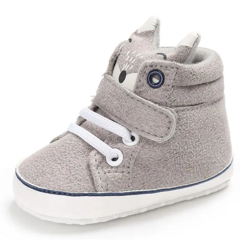 0-18 м Детские кроссовки милый мультфильм лиса Neonata Scarpe малыш Chaussure семья мальчик детские пинетки обуви для малышей Девочка детская обувь