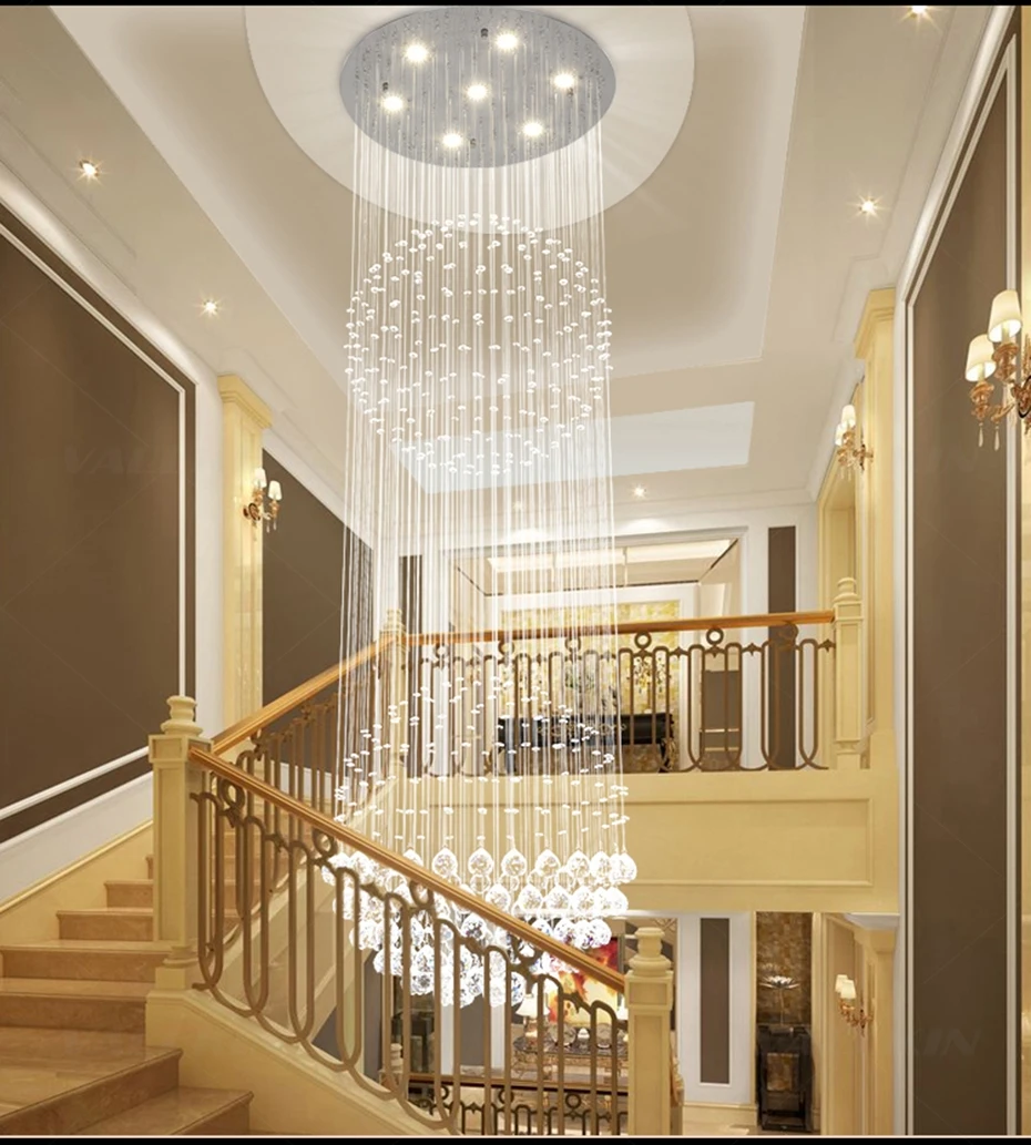 Роскошные хрустальные люстры лампы Гостиная лампы люстры де cristal indoor Огни Кристалл Подвески Люстры Освещение