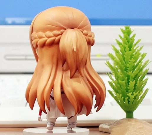 Аниме Sword Art Online Nendoroid 283 Yuuki Asuna BJD милые ПВХ Фигурки игрушки