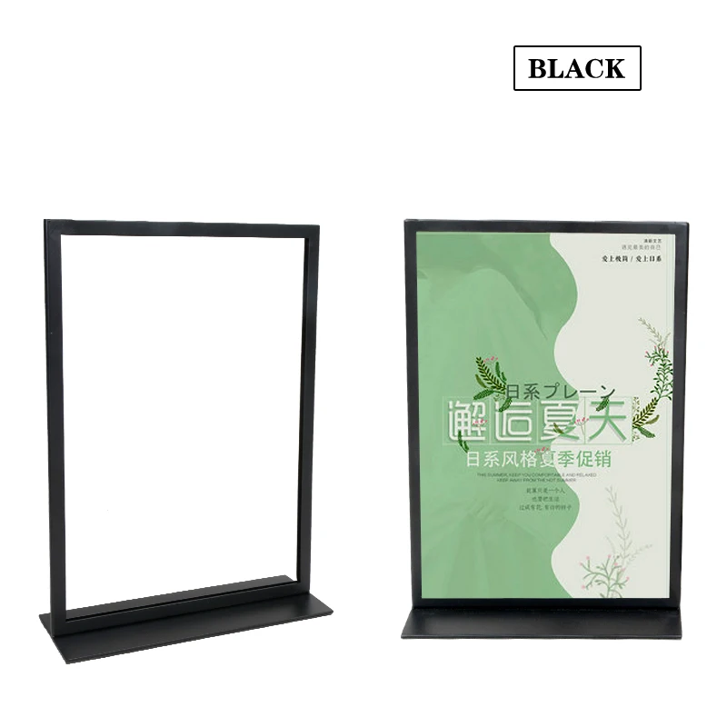 2 шт. A4 двухсторонний дисплей для рекламы настольного компьютера стойка меню