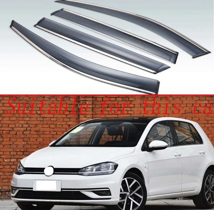 4 шт. пластиковый Наружный козырек для VW GOLF 7 MK7 2014-2019 | Автомобили и мотоциклы