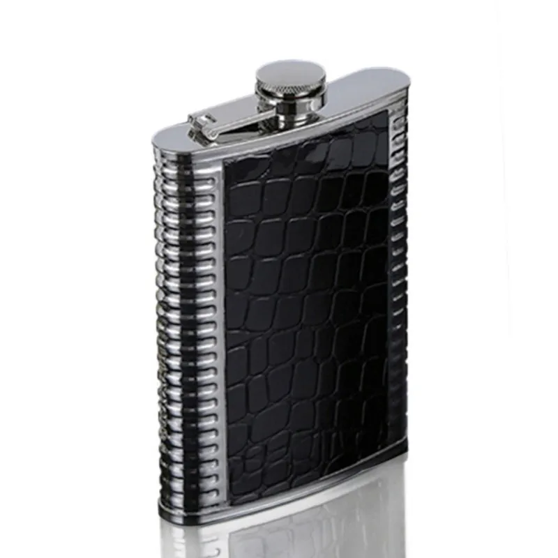 9oz Portablec 6-9 унций черный кофе виски вино из нержавеющей стали водка Флагон посуда для напитков карманные бутылки для хранения напитков фляга - Цвет: 9oz
