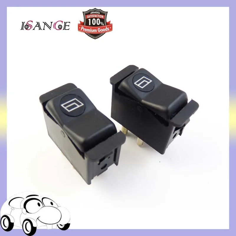 ISANCE 2 шт. задний выключатель стеклоподъемника (дверное крепление) для Mercedes Benz 190E
