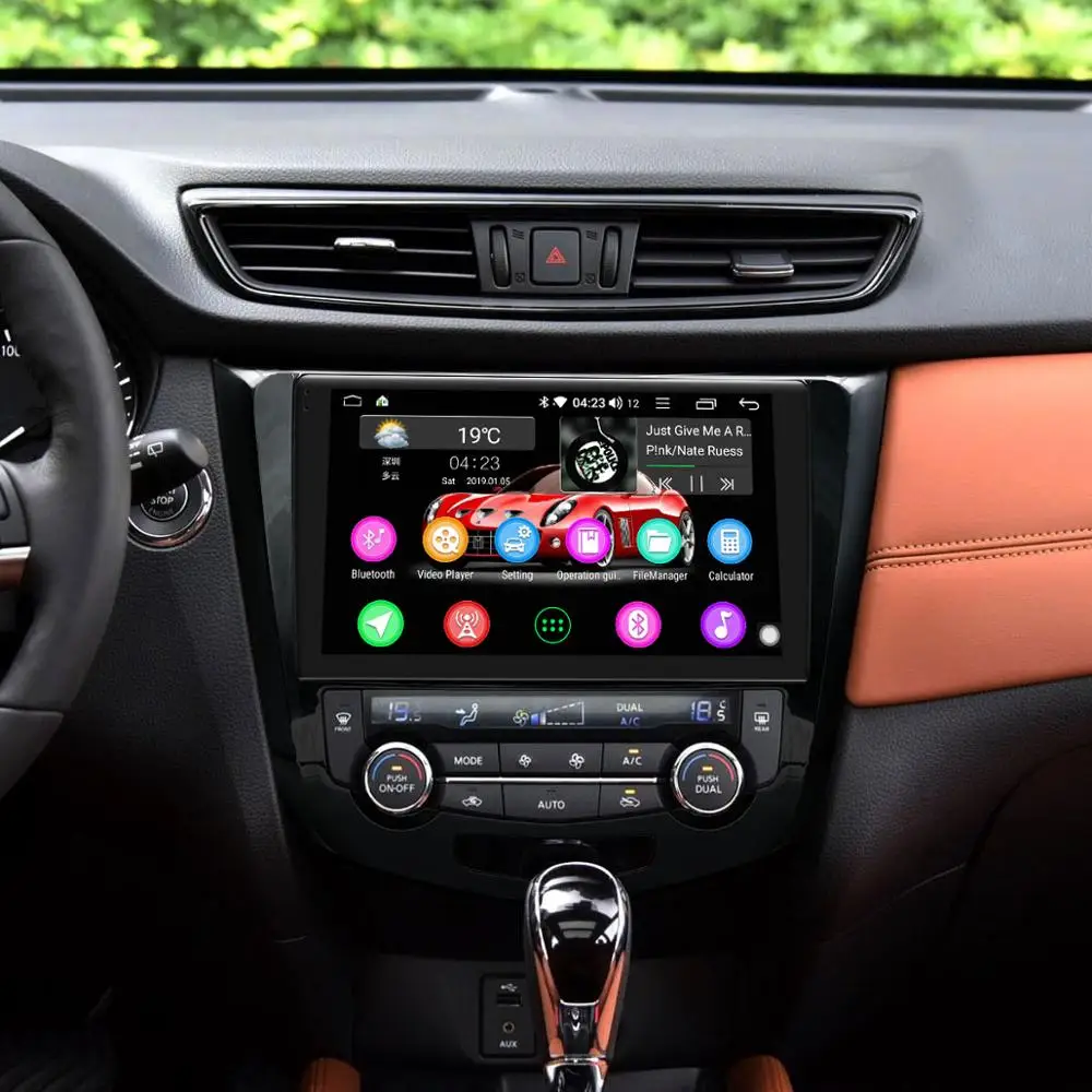 10 1 &quot2 ГБ + 32 Android 8 Автомагнитола стерео для Nissan X-Trail 2014 головное устройство gps