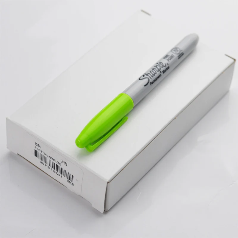 Sanford sharpie тонкая точка Перманентный маркер DIY ручка 12 шт известняк 30129 | Канцтовары
