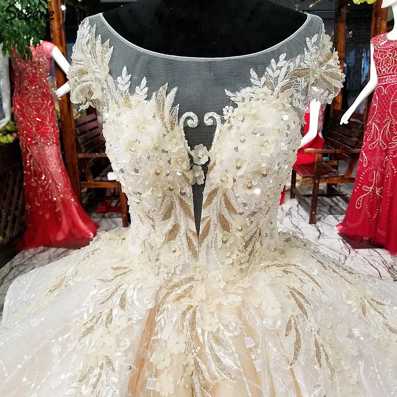 Без рукавов новое высококлассное особое Винтаж свадебное платье 2019 Роскошные