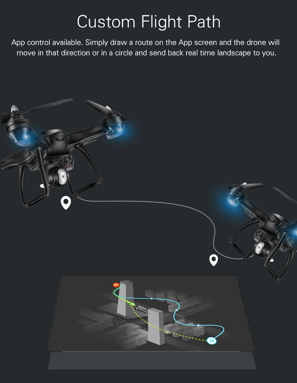 LH-X38G Квадрокоптер с камерой 1080P 5MP wifi FPV Drone Dual gps Follow Me 18 мин Время полета RC вертолет Дрон с камерой HD