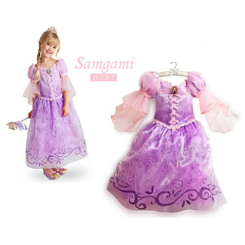 Новинка платье принцессы Софии с длинными волосами в европейском и американском