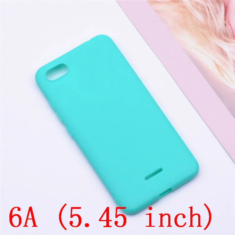 Light green 6A Силиконовый чехол для Xiaomi Redmi 7A, чехол, Мягкий ТПУ силиконовый чехол, чехол для телефона, для Xiaomi Redmi 6A 4A 5A 7A, чехол, бампер - Цвет: Light green 6A