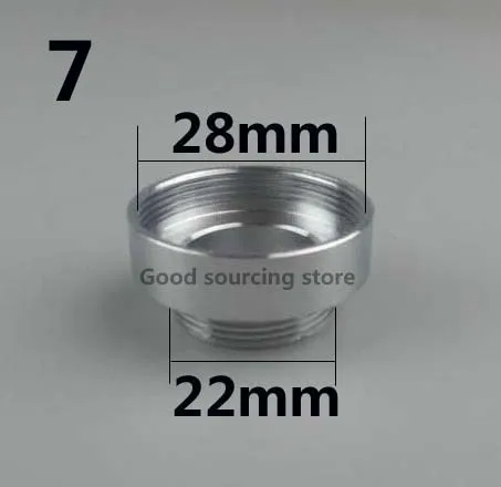 16 18 20 22 24 мм G3/4 G1/2 кухонный очиститель воды кран аэратор адаптер, очиститель воды аксессуары - Цвет: Female 28- Male 22