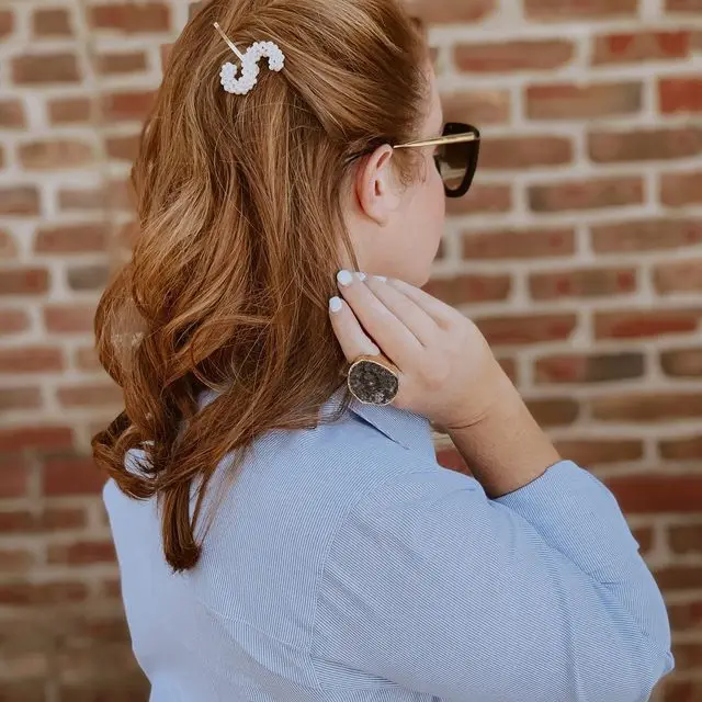 LUNA CHIAO 2020 весна лето трендовые популярные плетеные жемчужные заколки для волос