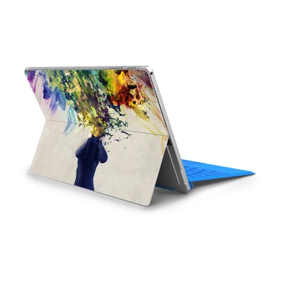 Виниловая наклейка на кожу ноутбука s для microsoft Surface Pro 4 Pro 5 Pro 6 Cool women шаблон полное заднее покрытие блокнот наклейка - Цвет: SPS-16(129)
