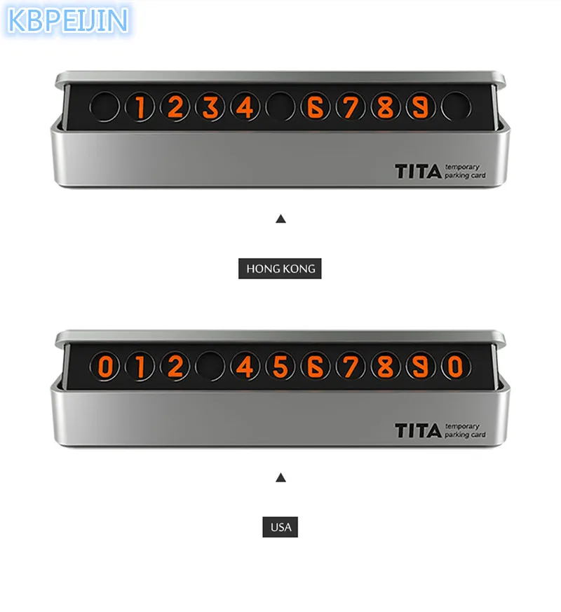 Новая наклейка для машины автомобильная карточка временной парковки ящик карт с