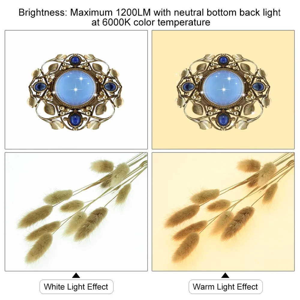Светодиодная осветительная панель PULUZ 1200 лм 15/15 дюймов 38x38 см|for photo shoots|for photolight box
