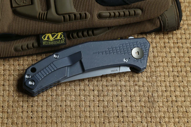 Складной нож Green thorn M390 blade карманный клинок с титановой ручкой для кемпинга охоты