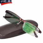 Очки солнцезащитные мужские фотохромные с диоптриями для чтения, с прогрессивным переходом многофокальные очки