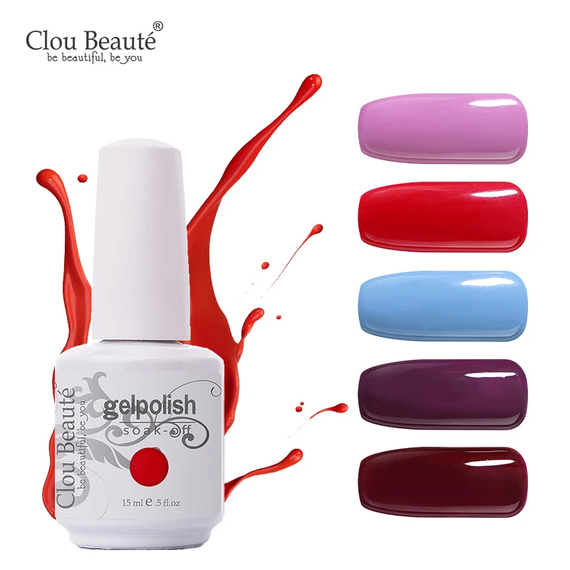 Гель-лак для ногтей Clou Beaute профессиональный светодиодный УФ-Гель-лак