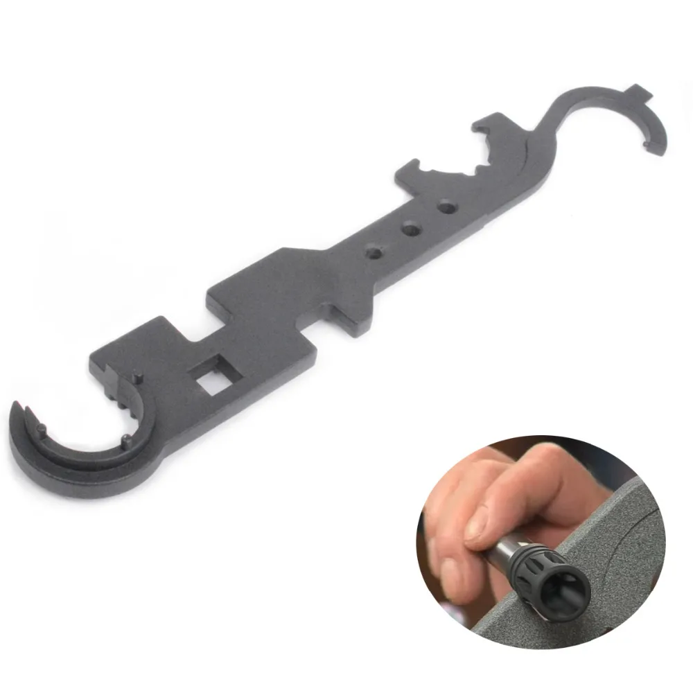 

WHDZ Barrel Wrench Tool Armorer's Steel Tool Outdoor Hunting Removal Tactical For AR15 556 223