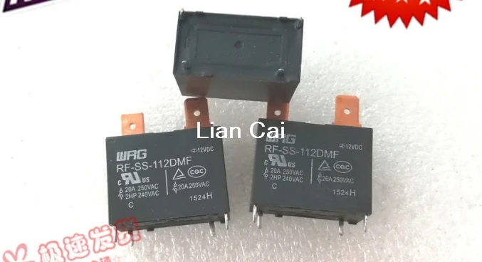 Бесплатная доставка новое и оригинальное реле WRG RF-SS-112DMF 20A 12VDC 4pin 50 шт./лот |
