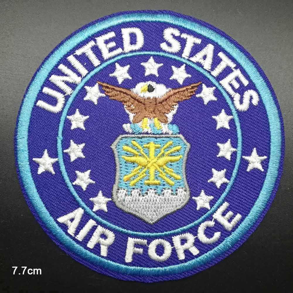 lan (AIR FORCE) Спецназ спецназ Железный На Военный Патч Одежда патч для одежды девочка мальчик вышитый патч - Цвет: lan (AIR FORCE)