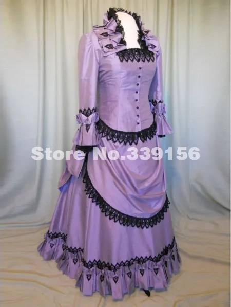 Бестселлер длинное викторианское платье 18 века для вечерние из тафты