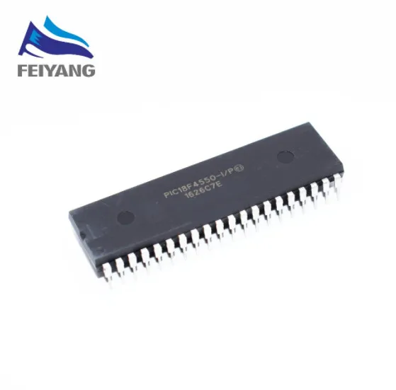 PIC18F4550 I/P 18F4550 USB микроконтроллеры DIP40 IC PIC MCU FLASH 16KX16 Новинка 1 шт|pic 18f4550|flash icp p |