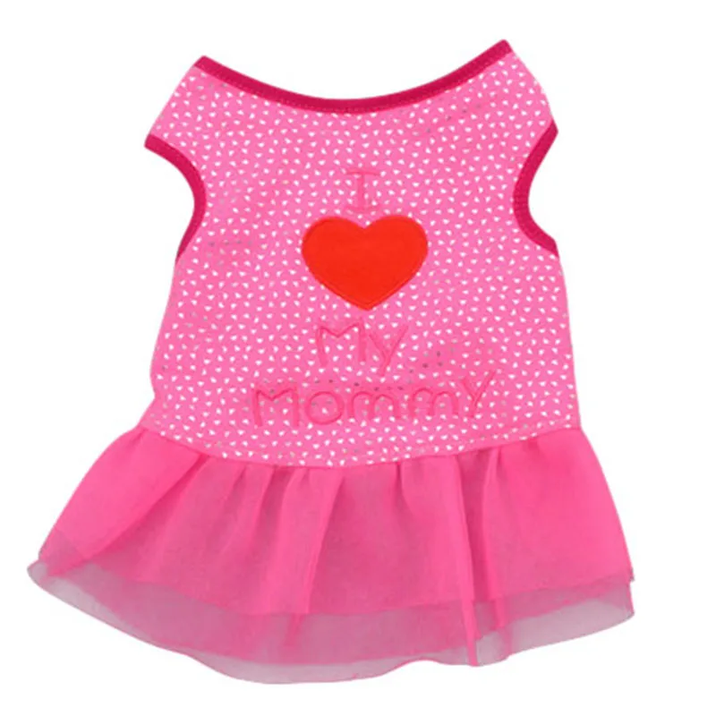 Домашними животными котом собакой Сетчатые платья Одежда для собак в форме