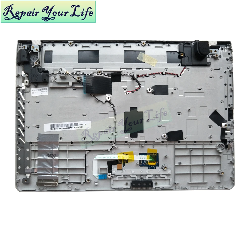 Новая клавиатура 300E4X US Palmrest для SAMSUNG 3430EA NP300E4A 305E4A 300E43 3431EX черная с серебряной