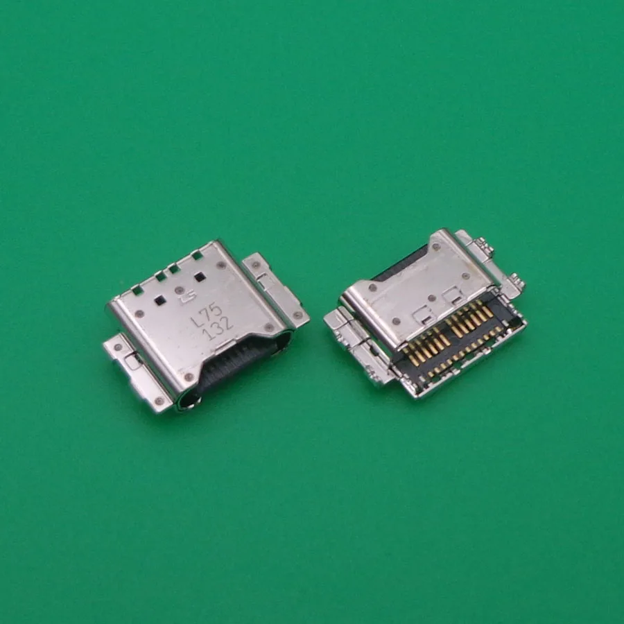 10 шт./лот Micro Usb Тип C разъем для зарядки Samsung A9 2018 A920 A920F|Соединители| |
