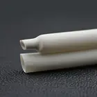 1-20 метров Диаметр 1 мм-20 мм белый гибкий мягкий силиконовый термоусадочный трубопровод Толстая стена 2500 В высокая температура
