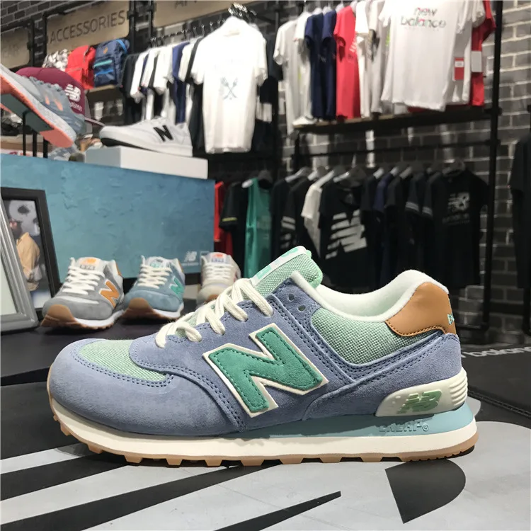 New Balance 574 женская обувь модные кроссовки для бега кроссовки для отдыха NB574 Wl574bca/bcb/bcc