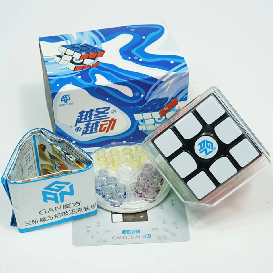 GAN356 Air SM Speed 3x3 Cube Магнитный позиционирование скоростной куб Magneto Cubo Magico Gan 356 3*3*3