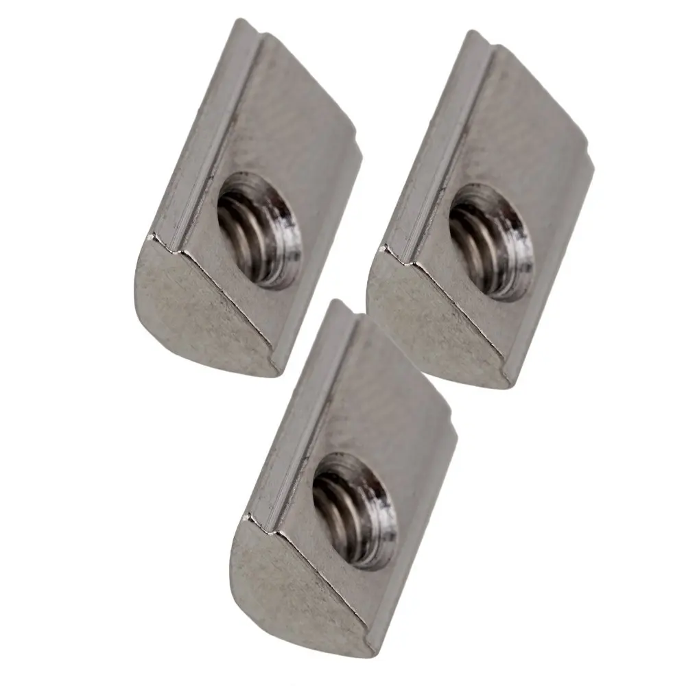 Серебристый европейский стандарт 20 серий алюминиевый слот углеродистая сталь