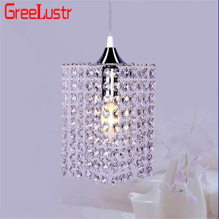 Светодиодные хрустальные подвесные осветительные приборы для столовой E27 220 В