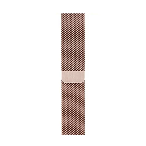 Миланский ремешок для Apple Watch Band Series 4 3 2 1 44 мм 40 мм Iwatch 42 мм 38 мм браслет из нержавеющей стали - Цвет ремешка: Pink gold