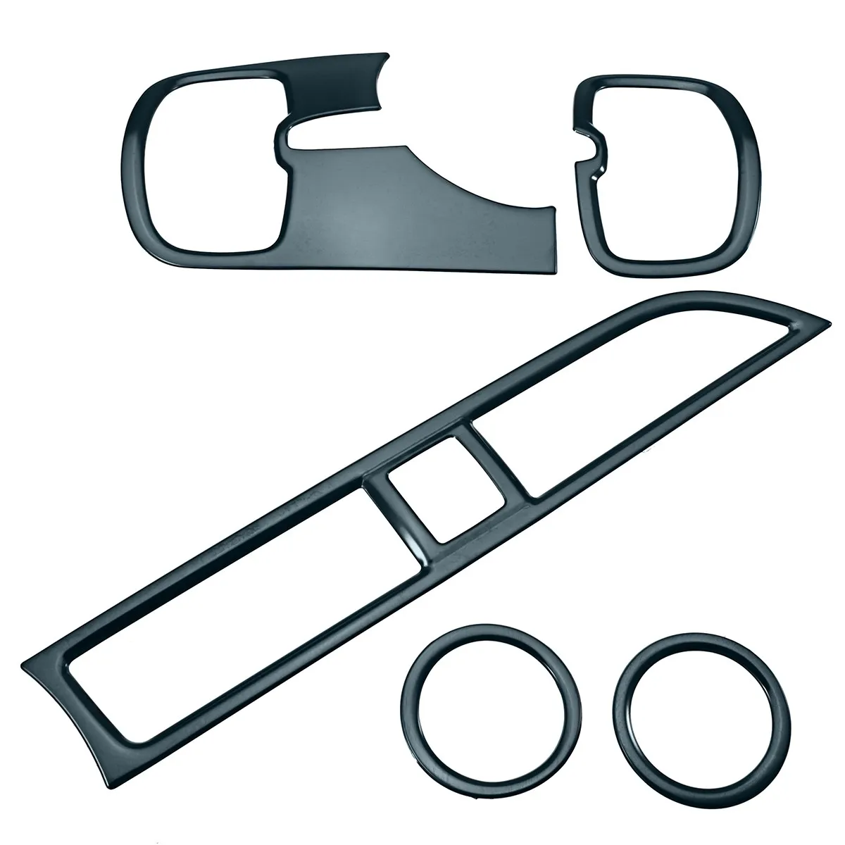 5 шт./компл. Автомобильная хромированная круглая крышка для воздуховыпускного