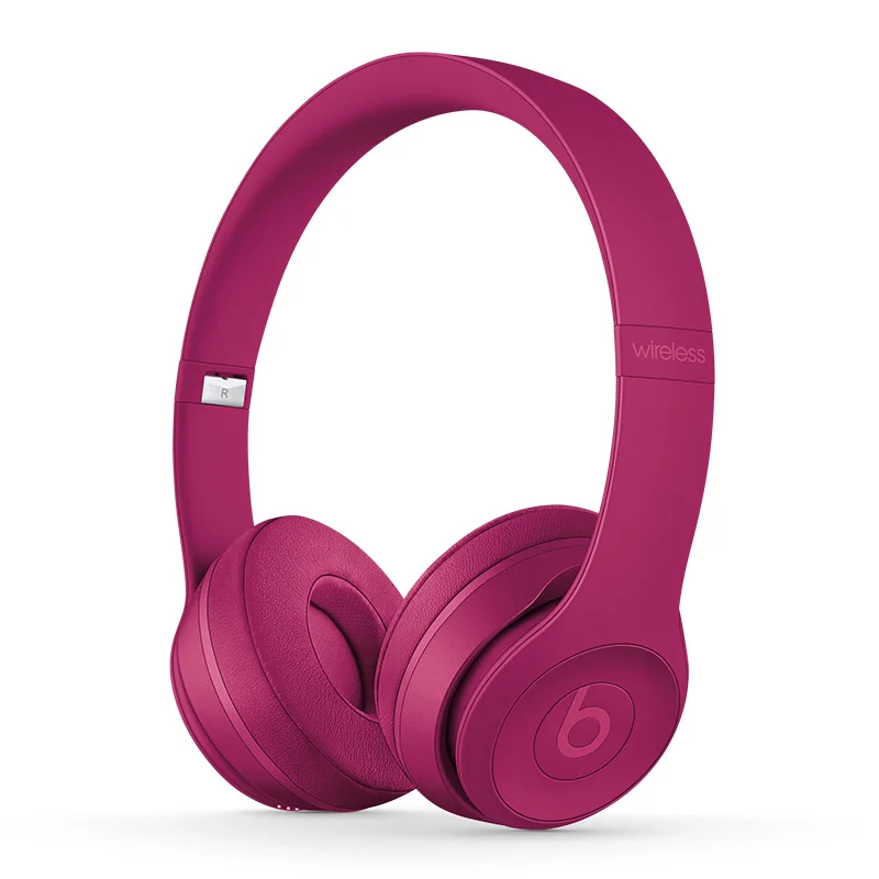 Beats Solo3 Bluetooth наушники глубокий бас активный шумоподавление беспроводные Накладные наушники с микрофоном - Цвет: brick red
