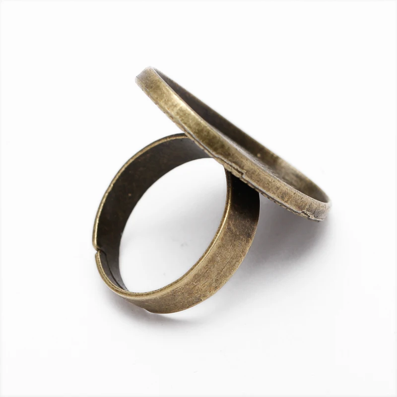 10 шт. Кабошон 18x25 мм Регулируемые кольца основы заготовки Базовые настройки