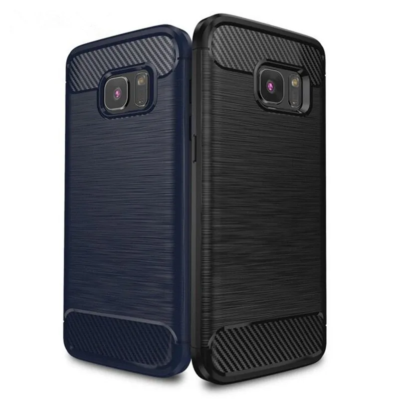 Роскошный Гибридный ТПУ чехол для Samsung Galaxy S7 S6 edge матовый Силиконовый из