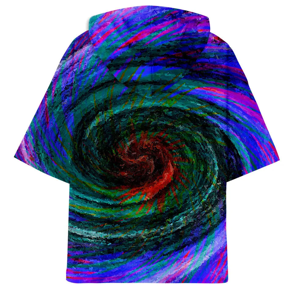 3D Tie Dye Flashbacks Толстовка Футболка мужская женская цветная психоделическая Футболка модная Harajuku фирменная футболка одежда