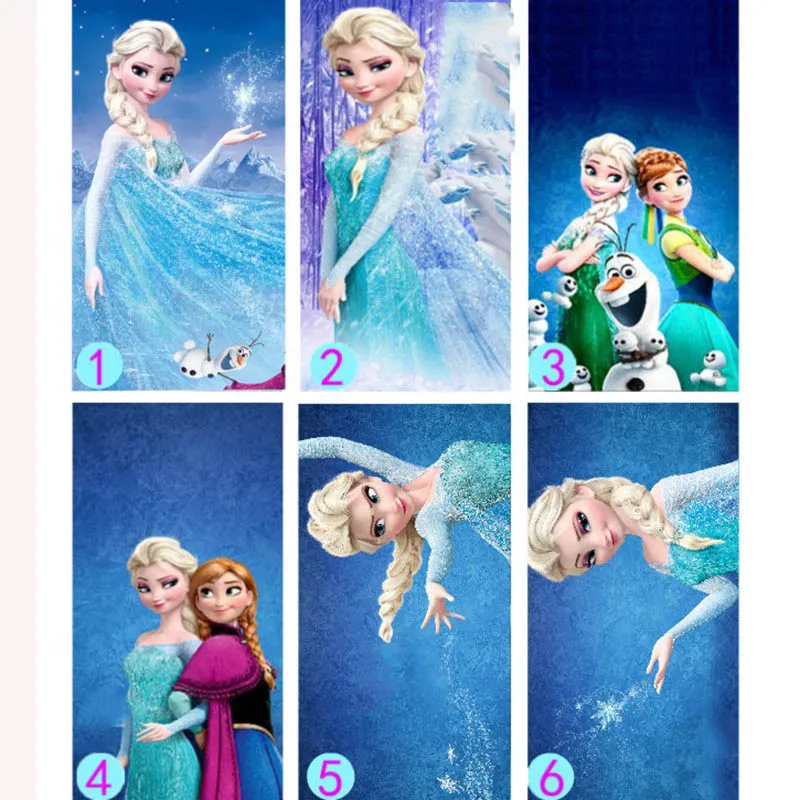 70*140 см Холодное сердце тонкие Эльза и Анна игровые коврики Дисней Детский мультфильм банное пляжное полотенце для детей подарок