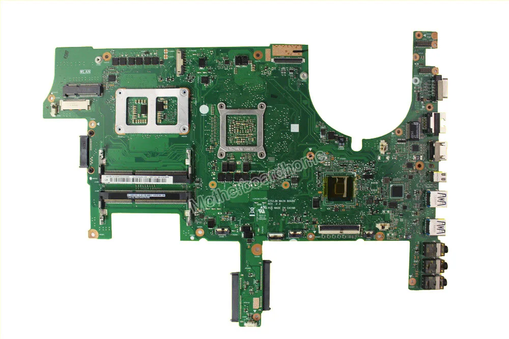 Отправка платы + G751JM материнская плата GTX860M i7 cpu для For Asus G751J ноутбука