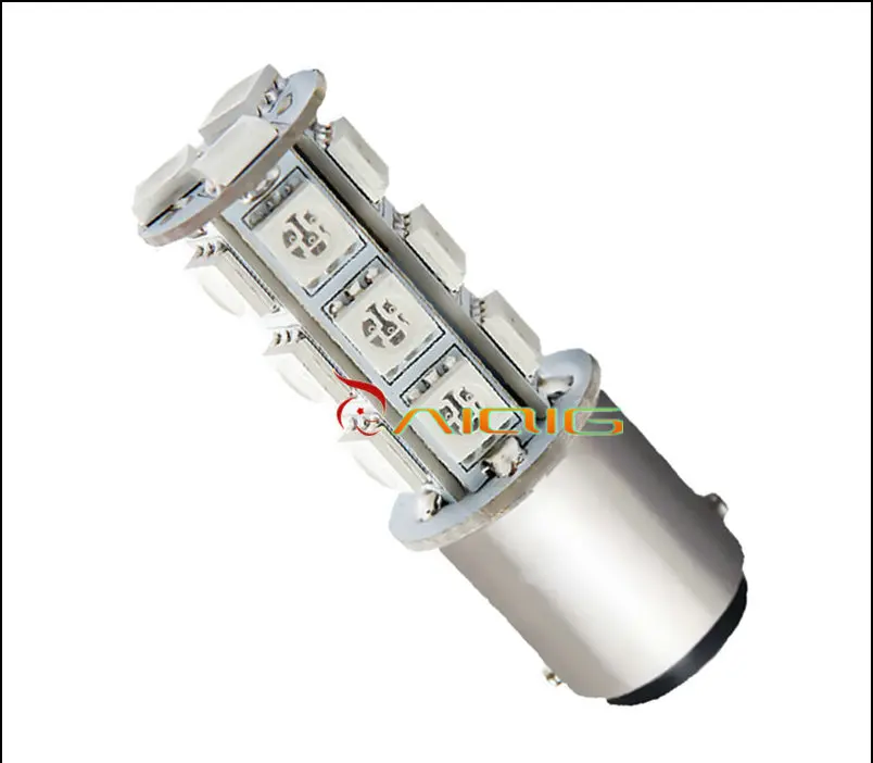 1157 BAY15D 18 SMD 5050 LED lamps white yellow amber lamp Car Auto p21 / 5 w car brake lights rear parking light source  Автомобили